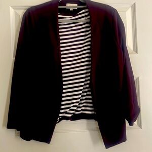 Plum cloth blazer, Skies Are Blue